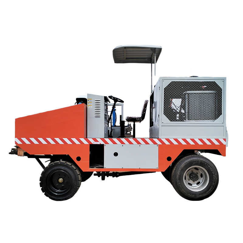Concrete Curb Slipform Paver with Screw Feeding and Vibration System for Road Construction