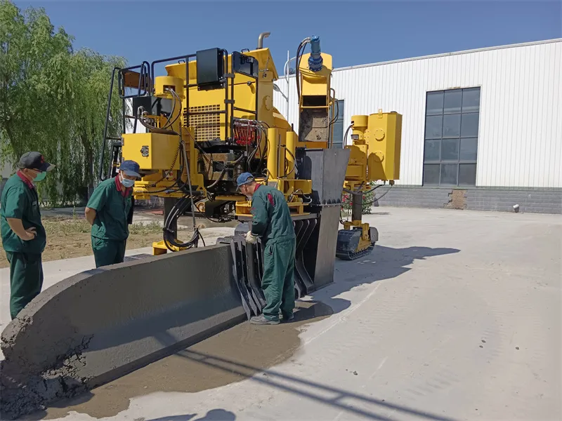 ditches paver Construction Machinery 9.5m Width Slip-form Concrete Paver
