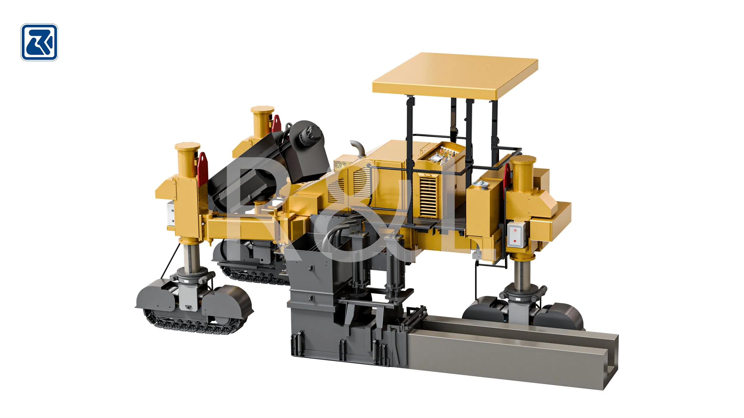 Rl-450 Compact Curb&Gutter Concrete Extruder Paver for Road Kerb Construction Road Maintenance
