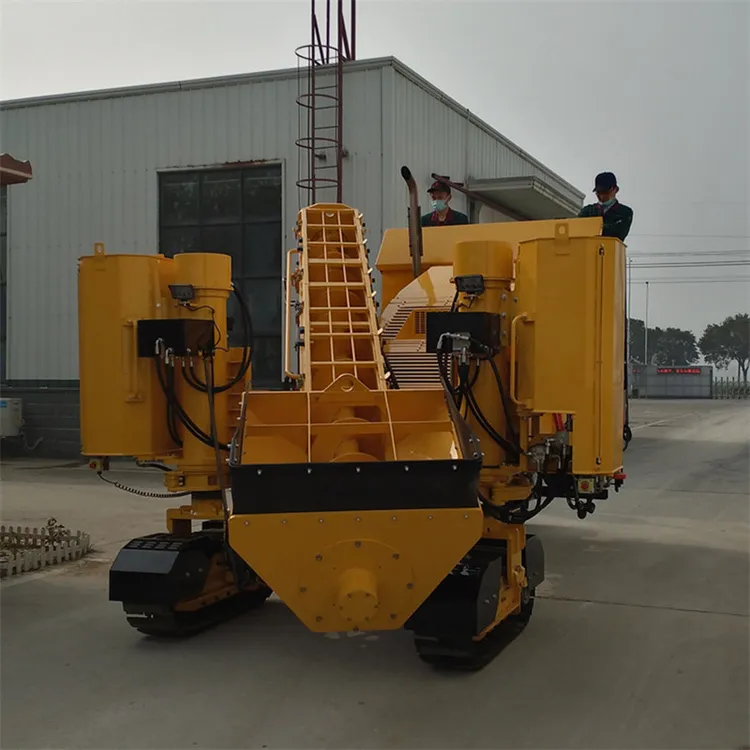 Automatic Asphalt Concrete Road Slip Form Paver Paving Finisher Machine For Kerbstone Ditch Crash Barrier