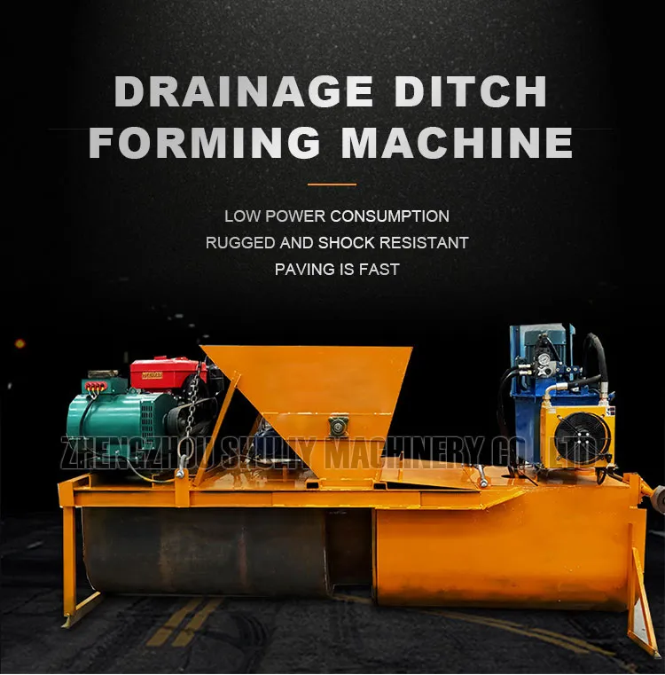 Electric Water Channel Lining Machine