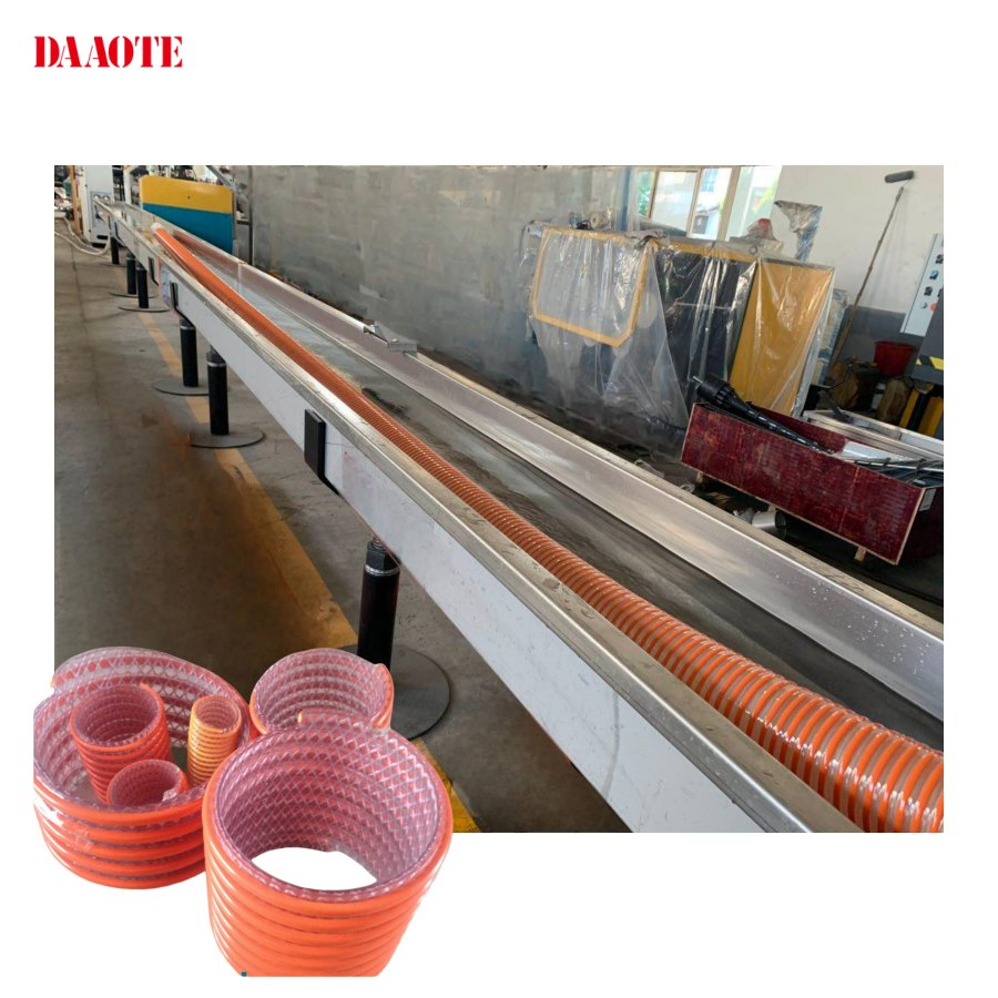 Polyester Yarn and PVC Reinforcement Suction Three Layers Pipe/Hose Produce Machine