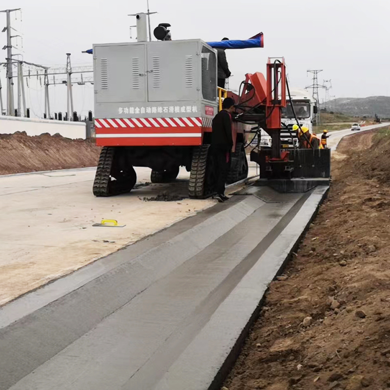 Concrete Curb Slipform Machine for Expressway Sluice and Central Divider Curb Forming