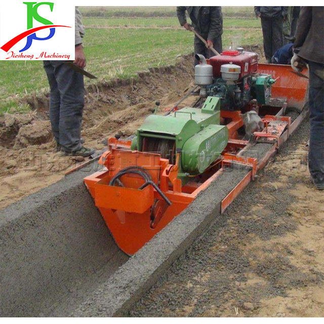 Canal Concrete Lining Machine Fully Automatic U-Shaped Ditch Forming Machine Agricultural Drainage Machine