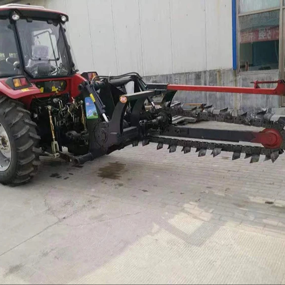 Customized Trenching Machine for Agricultural Trenching Chain Saw, Drainage Ditch Forming Trenching Machine