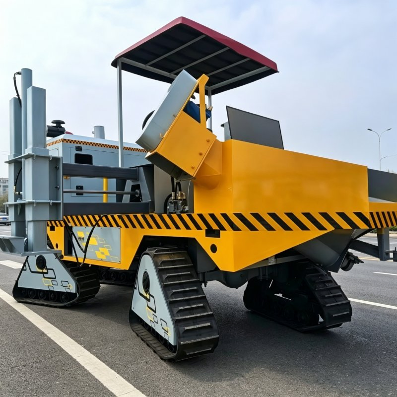 Hydraulic Drive Curbstone Slipform Machine Concrete Roadside Gutter Paver