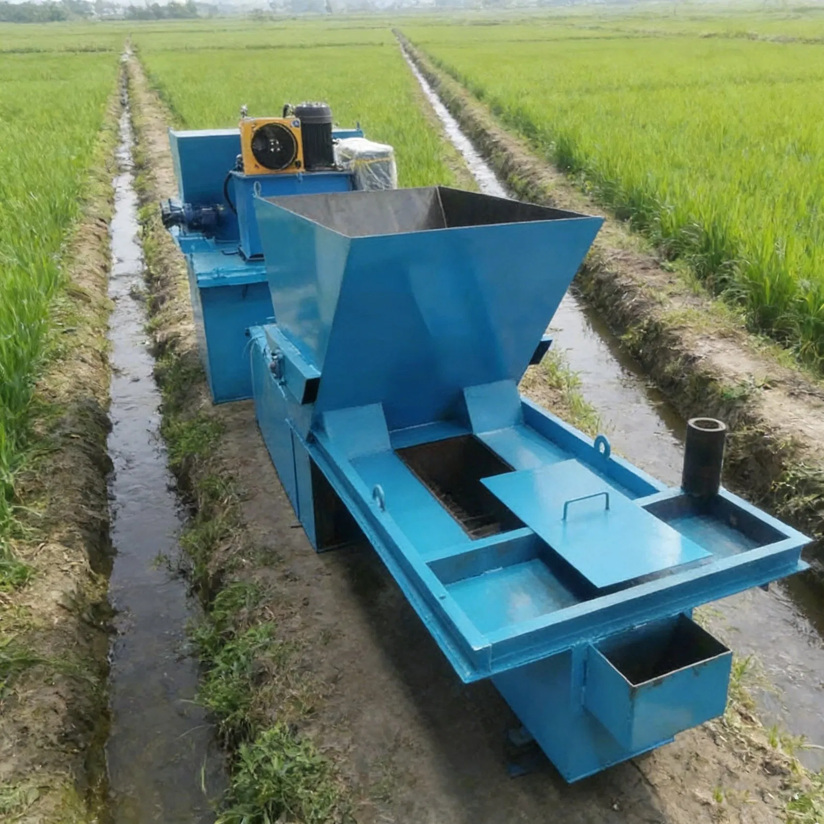 Highway Ditch Drainage Channel Forming Machinecast-in-Place Channel Forming Machine Channel Lining Machine
