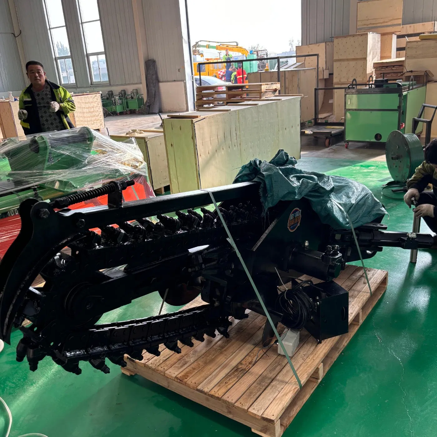 Excavator Earth Auger Spiral Drilling Machine