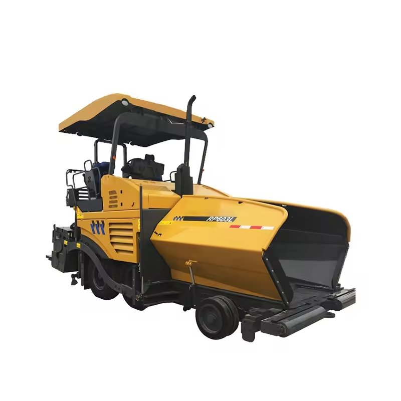 Chinese Brand 6m Asphalt RP603L Full Hydraulic Road Paver Small Paver Machine with Spare Parts
