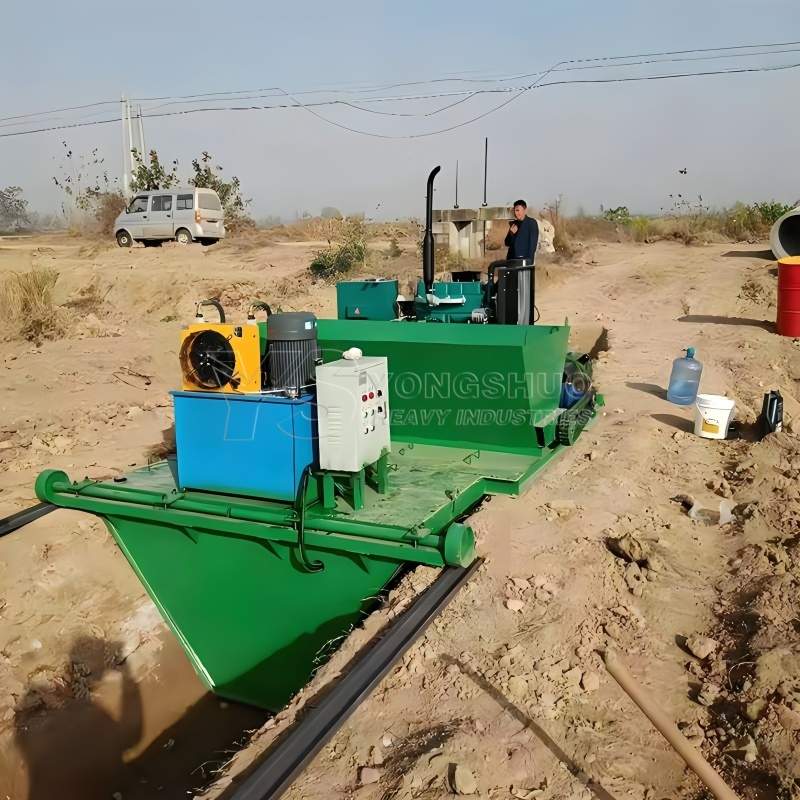 Rectangular Pavement Channel Forming Machine