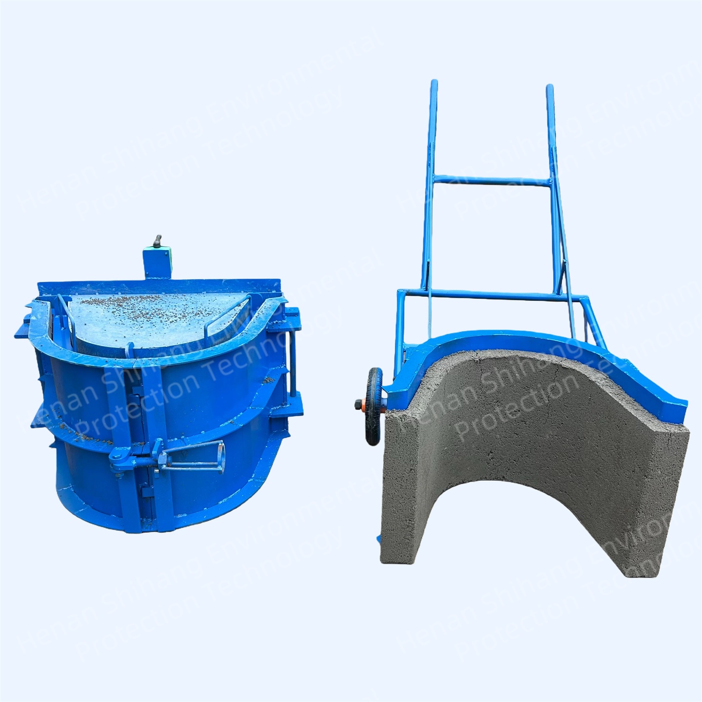 Manufacturer's Hot-selling Drainage Ditch U-shaped Water Channel Forming Machine, Cement Concrete Ditch Channel Forming Machine