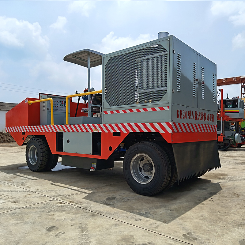 Roadside Trench Forming Slipform Curb Machine Concrete Drainage Ditch Slipform Paver
