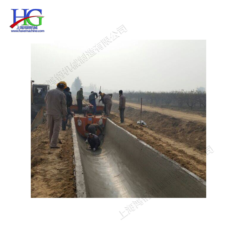 Concrete Cast-in-place Ditch Moulding Machine Side Ditch Lining Slipform Lining Machine Farmland Drainage Ditch Moulding Machine