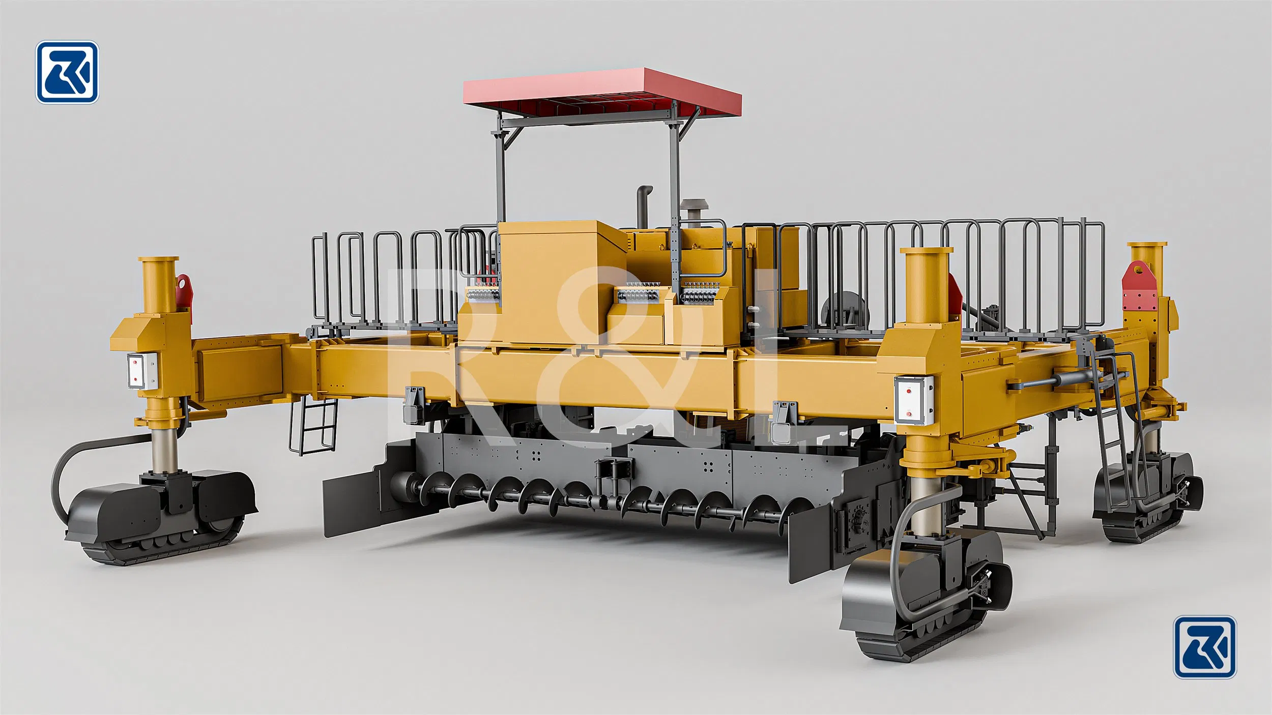 Rl-523 Curb&Gutter Slipform Paver for Road Construction Road Kerb Road Gutter