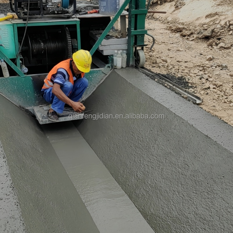 Agricultural U-shaped water channel machine