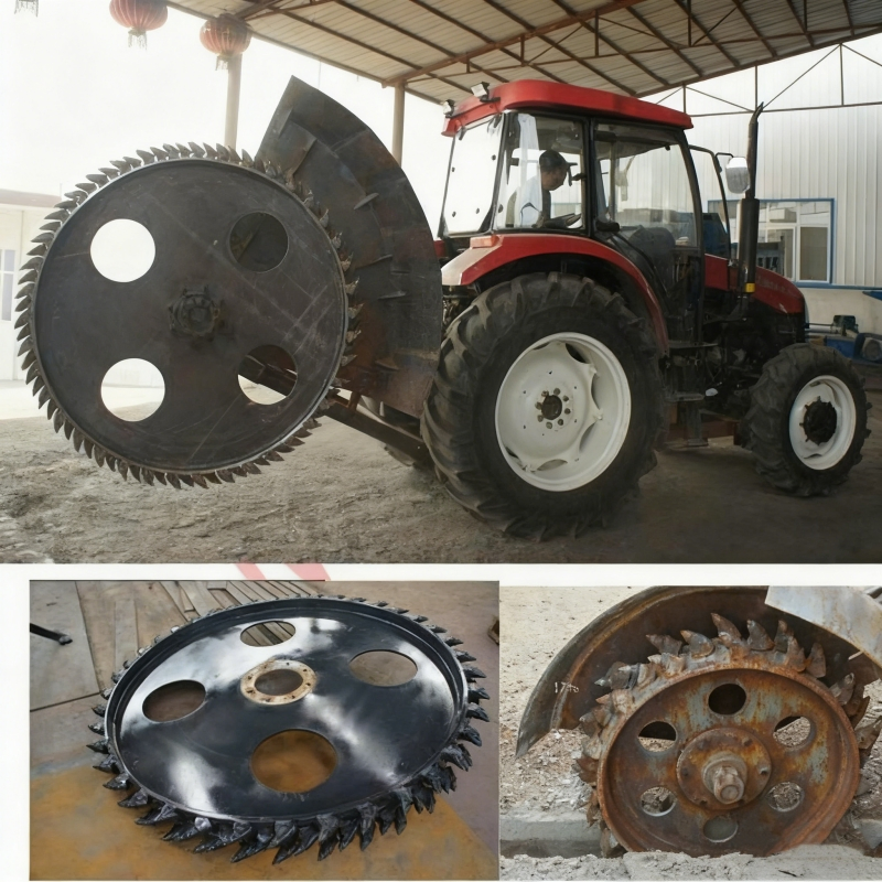 120HP Compatible Tractor Disc Trencher for Farm Irrigation &amp; Drainage