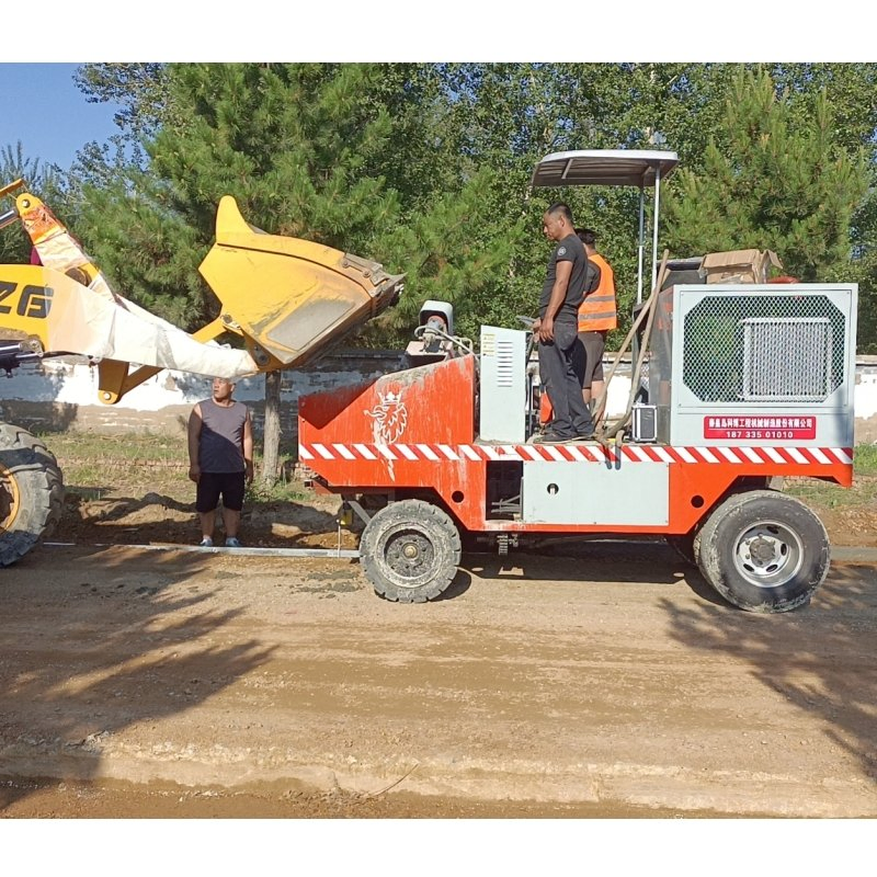 Concrete Curb Machine Mold Concrete Spreader Slipform Paver with Stringless Controls