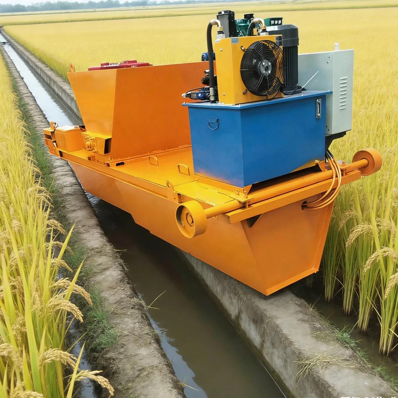 Save Time, Save Money, Save Laborhydraulic Drainage Canal Forming Machine2-Meter Canal Forming Machinecanal Slipform Machine