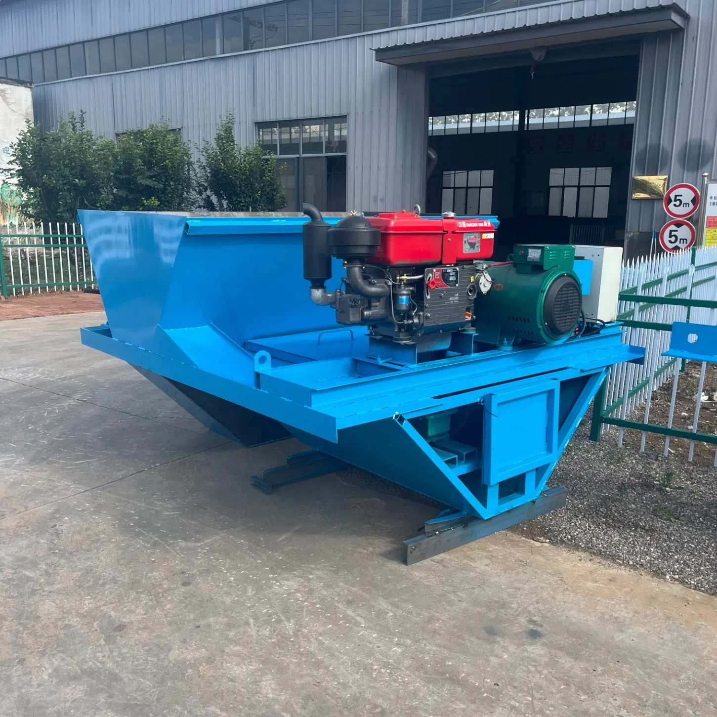 Integrated Cast-in-Place Trapezoidal Canal Lining Machine