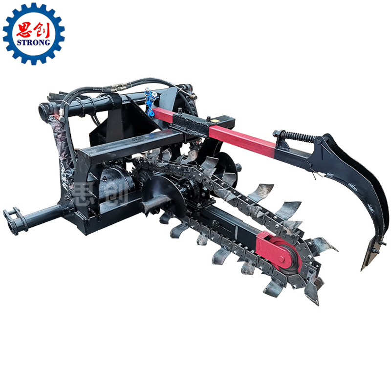 Farm Tractor Use Wheel Disc Trencher/60cm Ditcher Machine