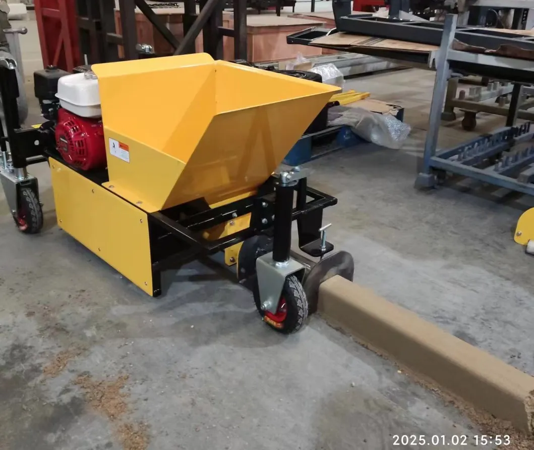 Curb Paver Working Process