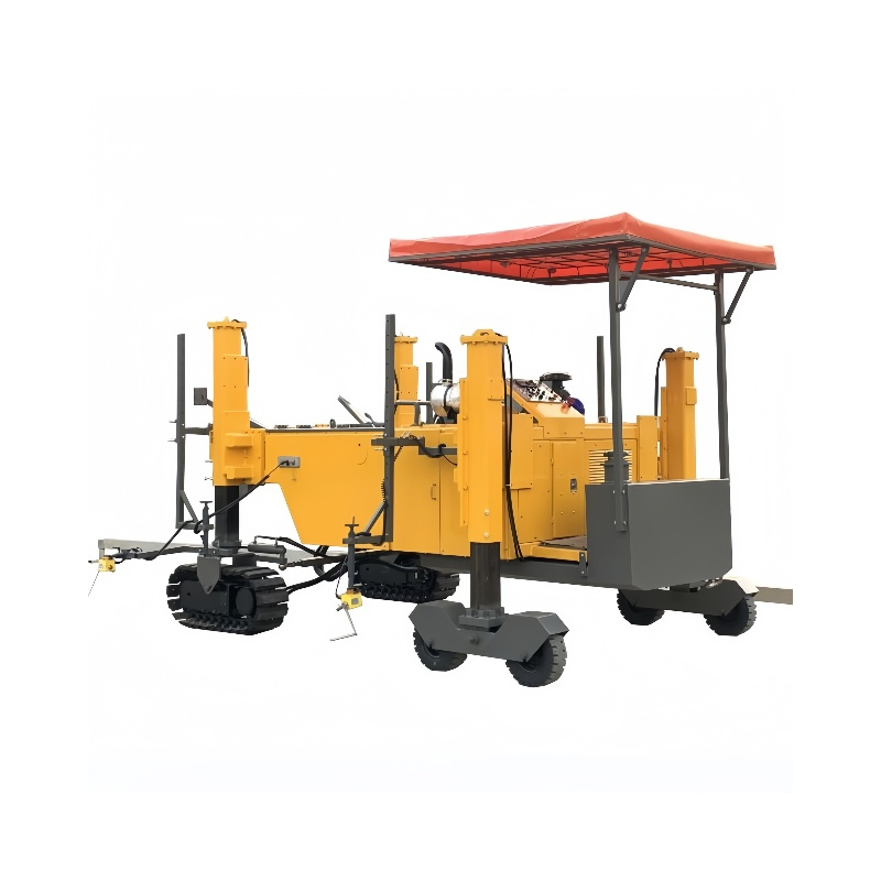 High-Performance Slipform Paver for Precise Curb and Gutter Construction