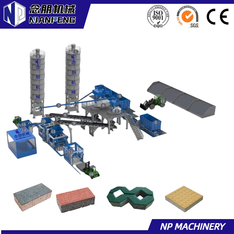Brick Molding Made in China Cement Block Making Machine Npsf1 Plus 2