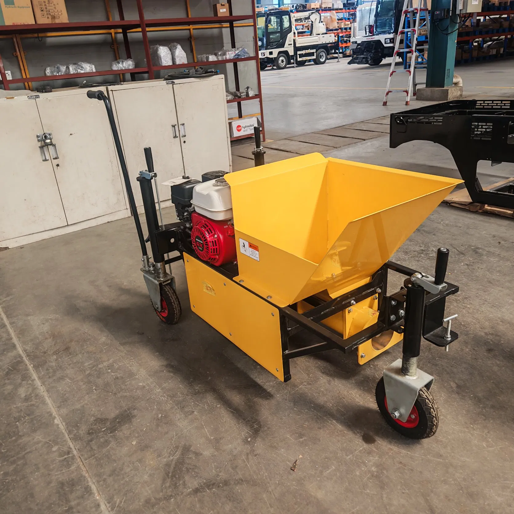User-Friendly Hand-Push Curb Paver for Smooth Edge Work