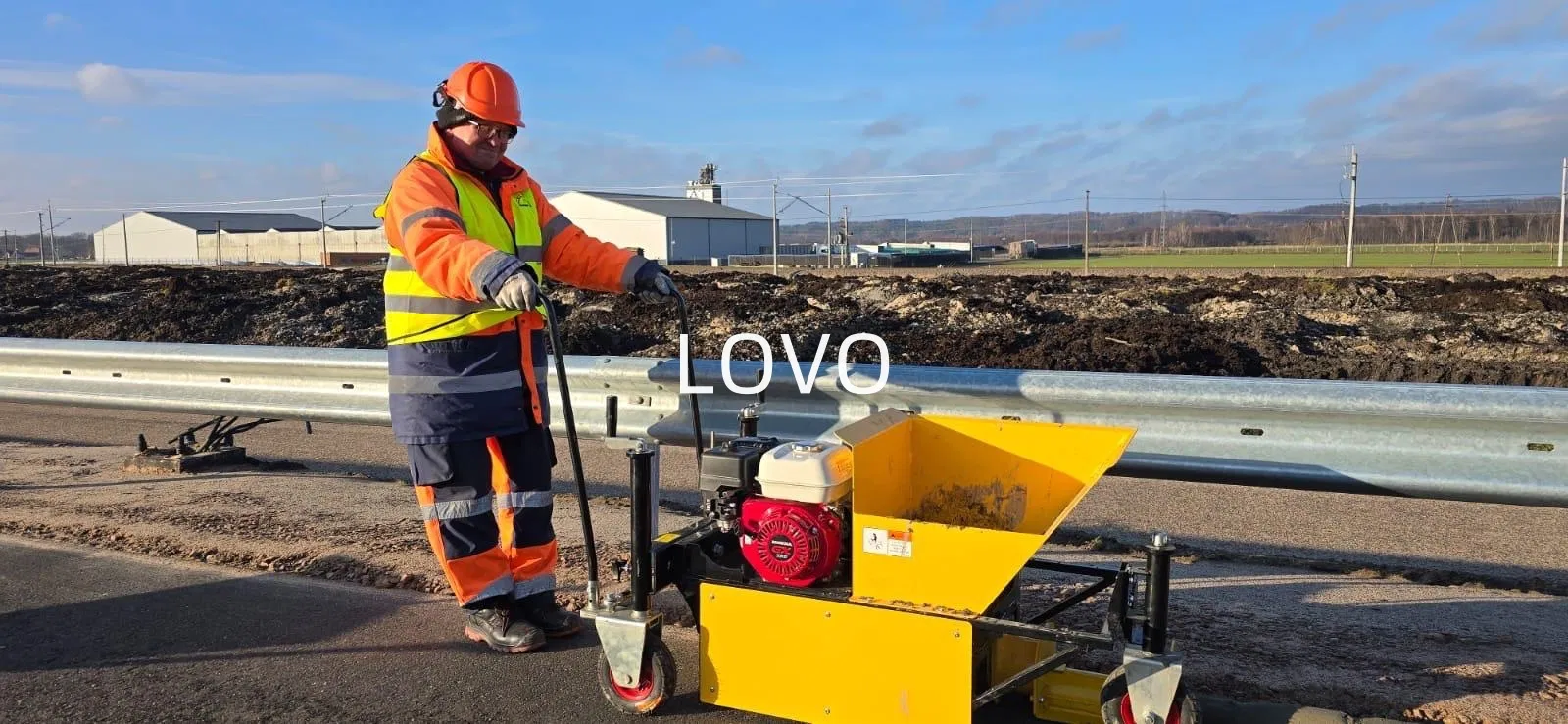 Concrete Road Curb and Gutter Machine