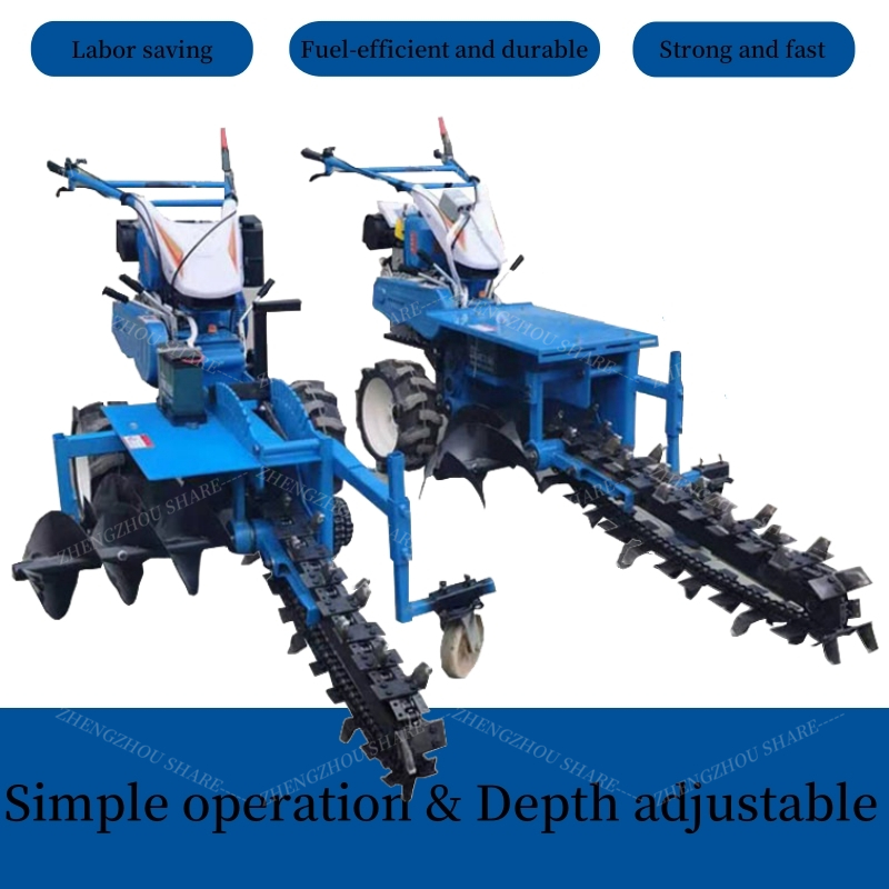 Concrete Ditch Forming Machine Drainage Pipeline Trenching Machine