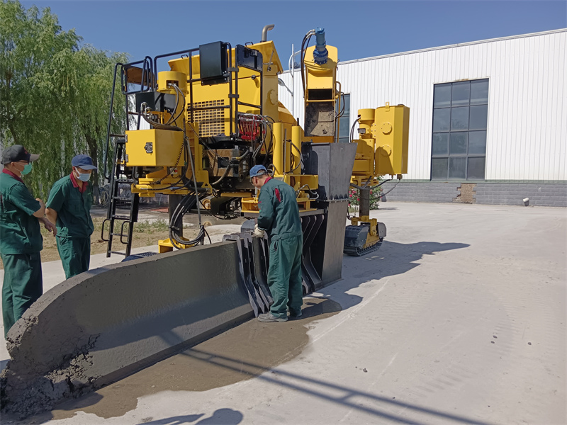 ditches paver Construction Machinery 9.5m Width Slip-form Concrete Paver