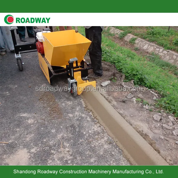 Reliable Hand-Push Curb Paver Rear View