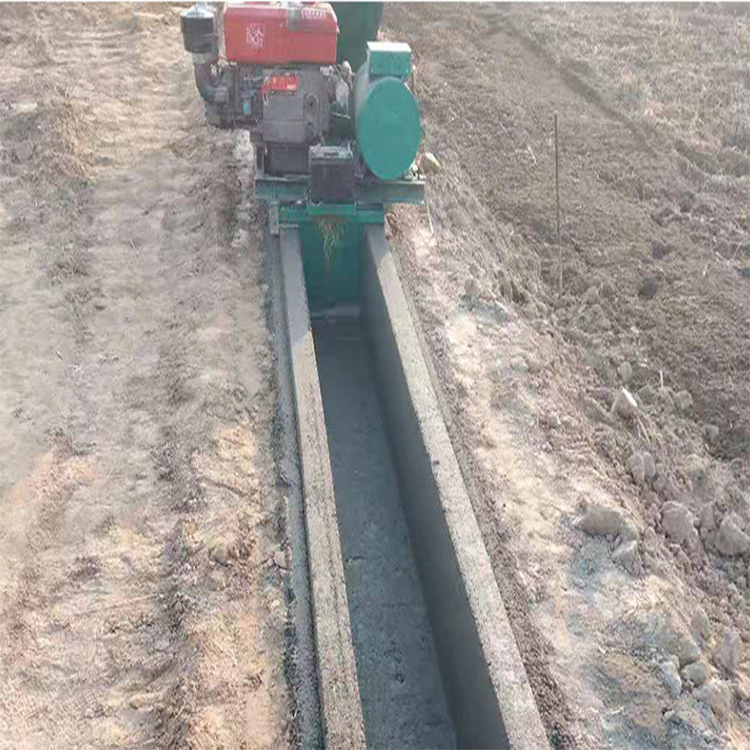 One-Time Full-Automatic Forming Machine for Cast-in-Place of Unsupported Formwork of Highway Side Ditch Slipform Machine