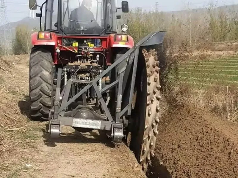 Disc Trencher Operation