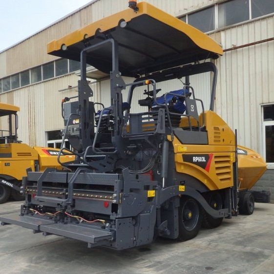 Chinese Brand 6m Asphalt RP603L Full Hydraulic Road Paver Small Paver Machine with Spare Parts