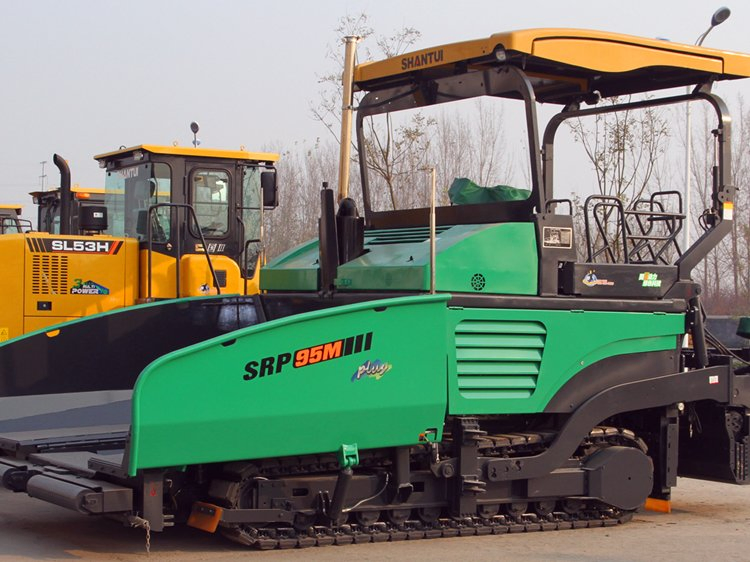 Shantui Srp95m Road Machine 10m Width Asphalt Track Paver