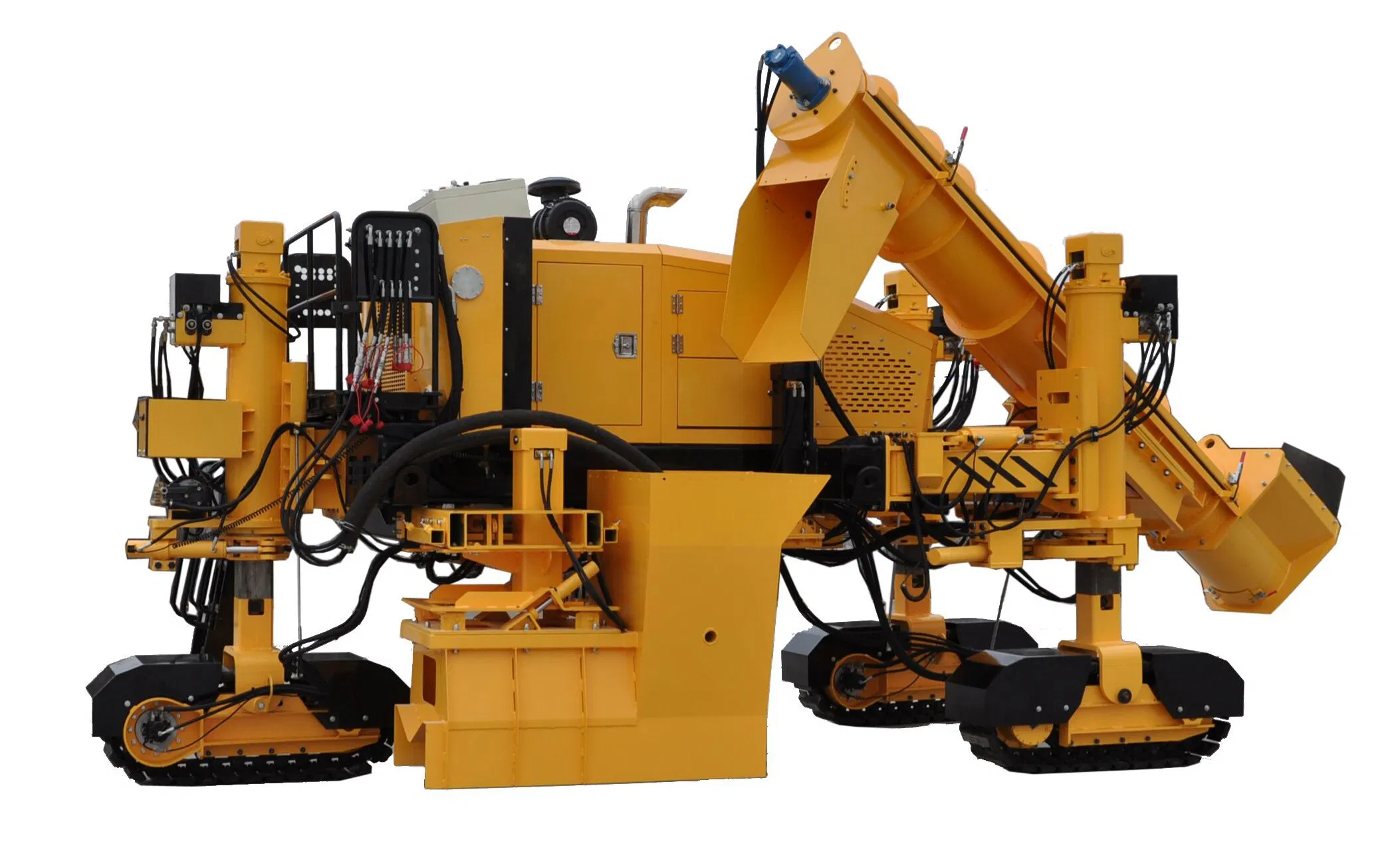 ditches paver Automatic Concrete Curb Slipform Paverfor Road Kerb and Gutter