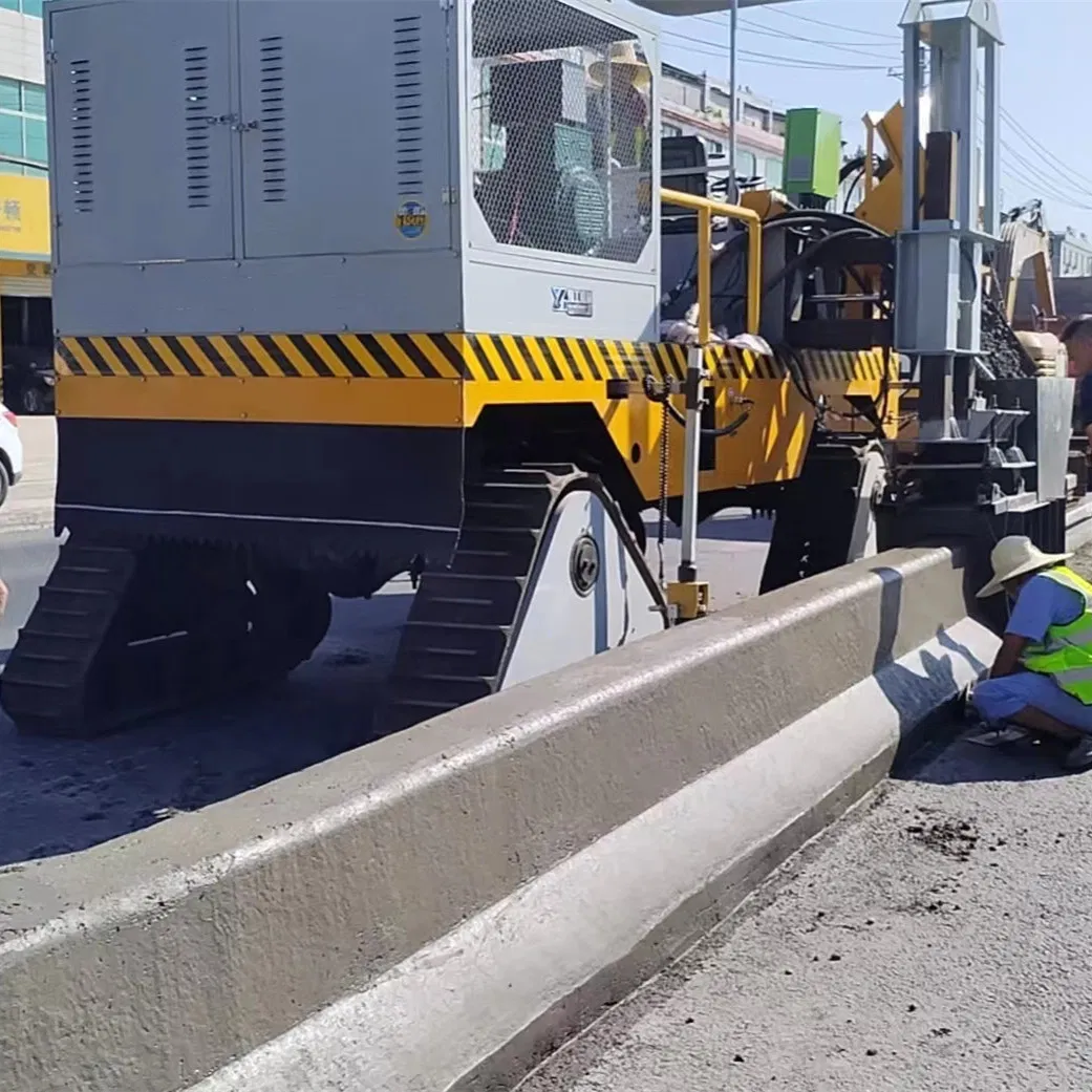 Concrete Curb Machine Mold Concrete Spreader Slipform Paver with Stringless Controls