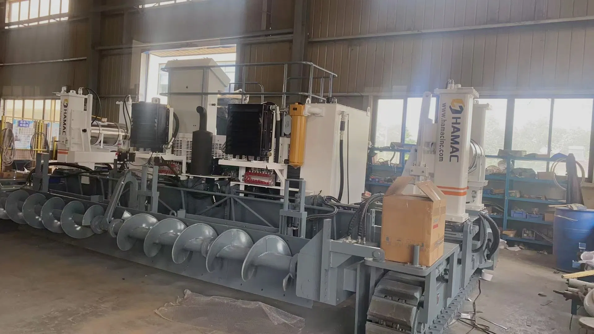 5m Road Drainage Ditches Paving Fully Automatic Concrete Slipform Paver Curb Machines