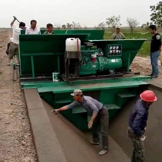 Drainage Ditch Forming Machine, Channel Bottom Lining Machine