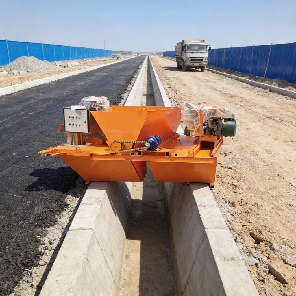 Cast-in-Place Concrete Trapezoidal Ditch Molding Equipment