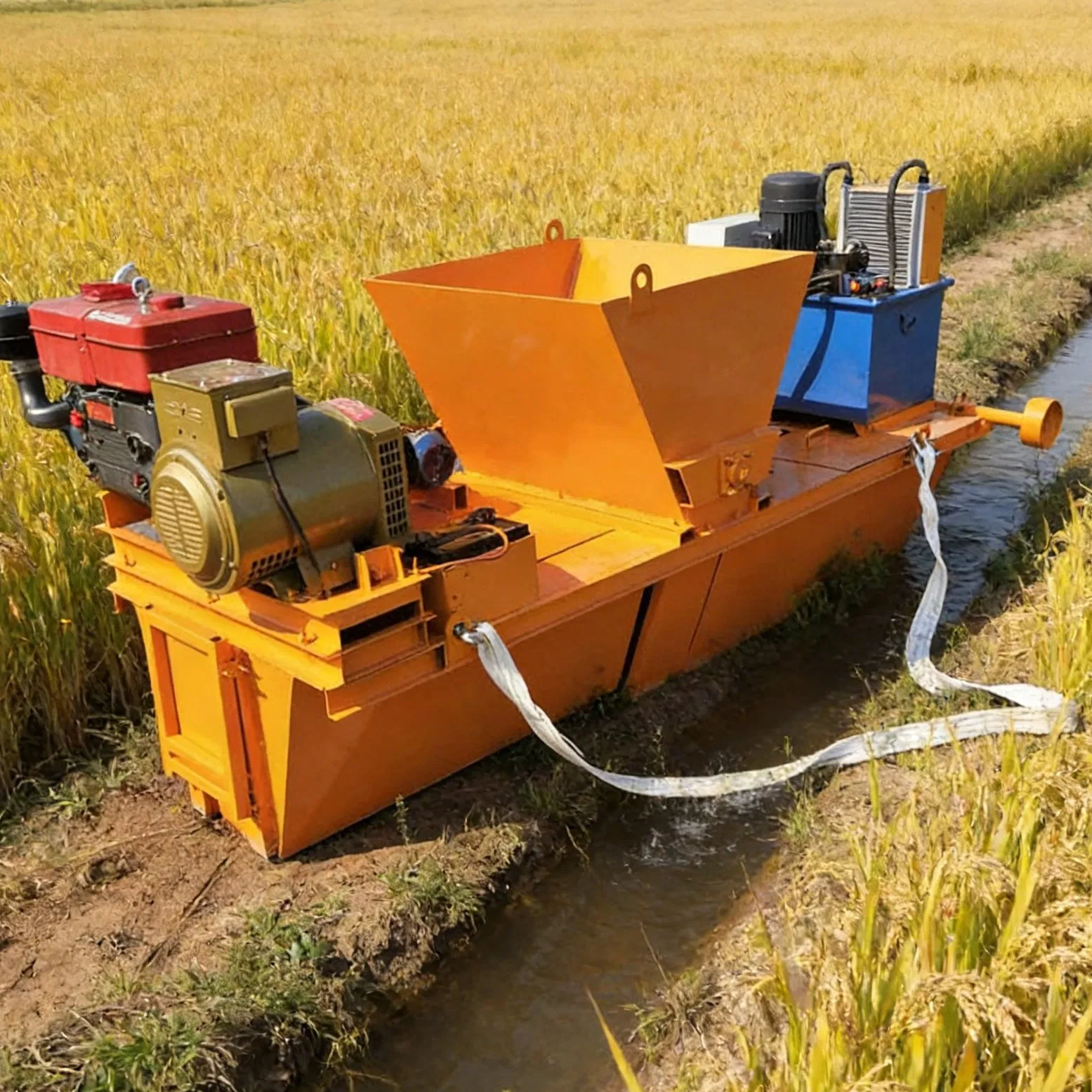Save Time, Save Money, Save Laborhydraulic Drainage Canal Forming Machine2-Meter Canal Forming Machinecanal Slipform Machine