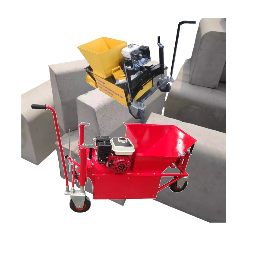Ditch Lining Machine Concrete Road Curb and Gutter Machine Highway Slipform Curb Machine with Engine