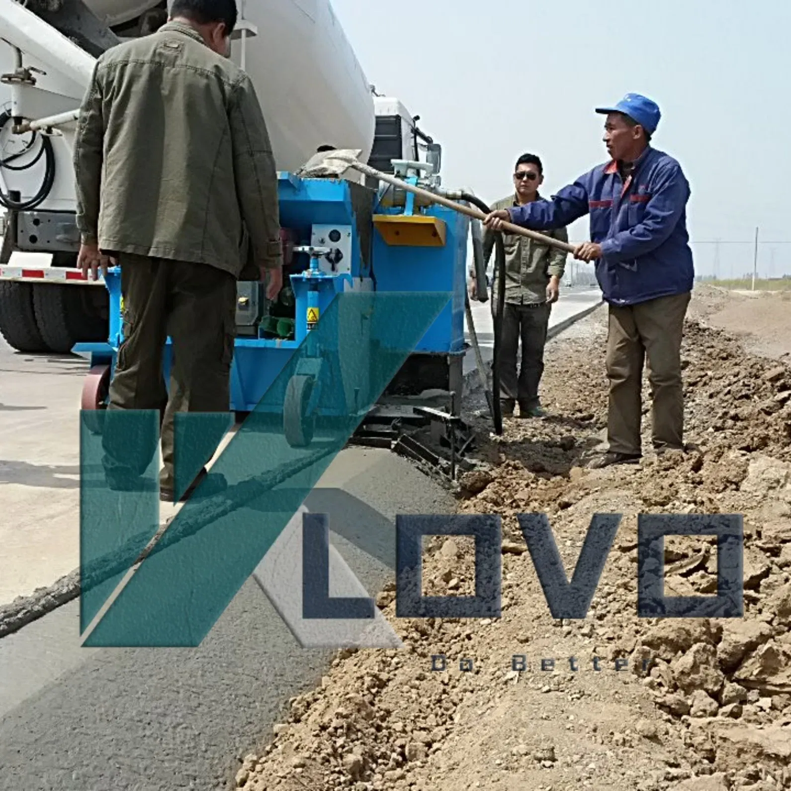 Economical Ditch Lining Machine Concrete Road Curb and Gutter Machine Highway Slipform Curb Machine with Engine