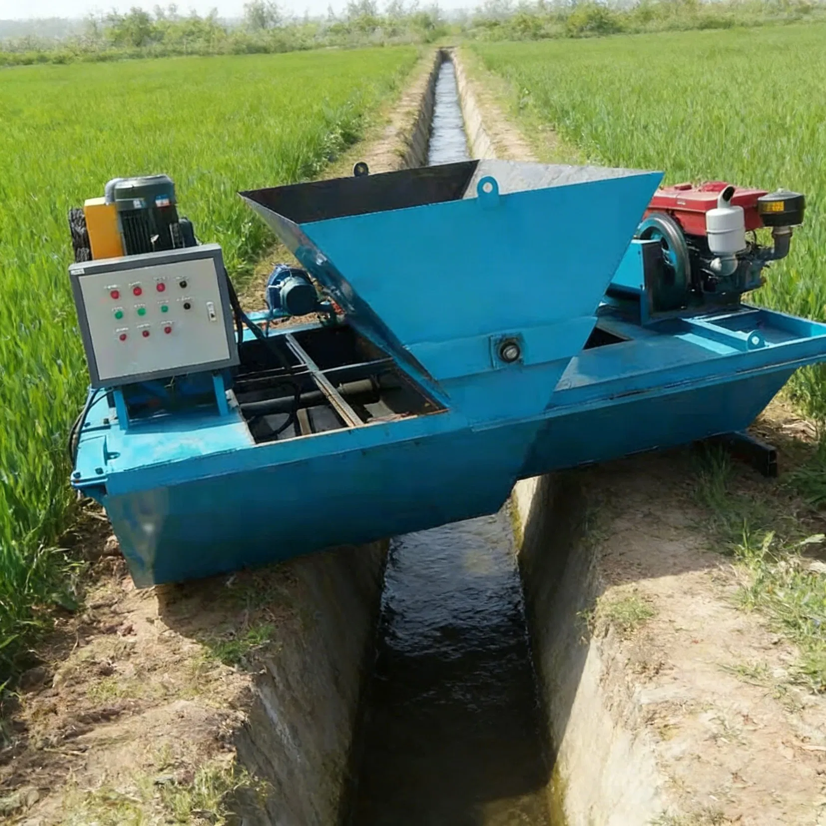 Highway Ditch Drainage Channel Forming Machinecast-in-Place Channel Forming Machine Channel Lining Machine