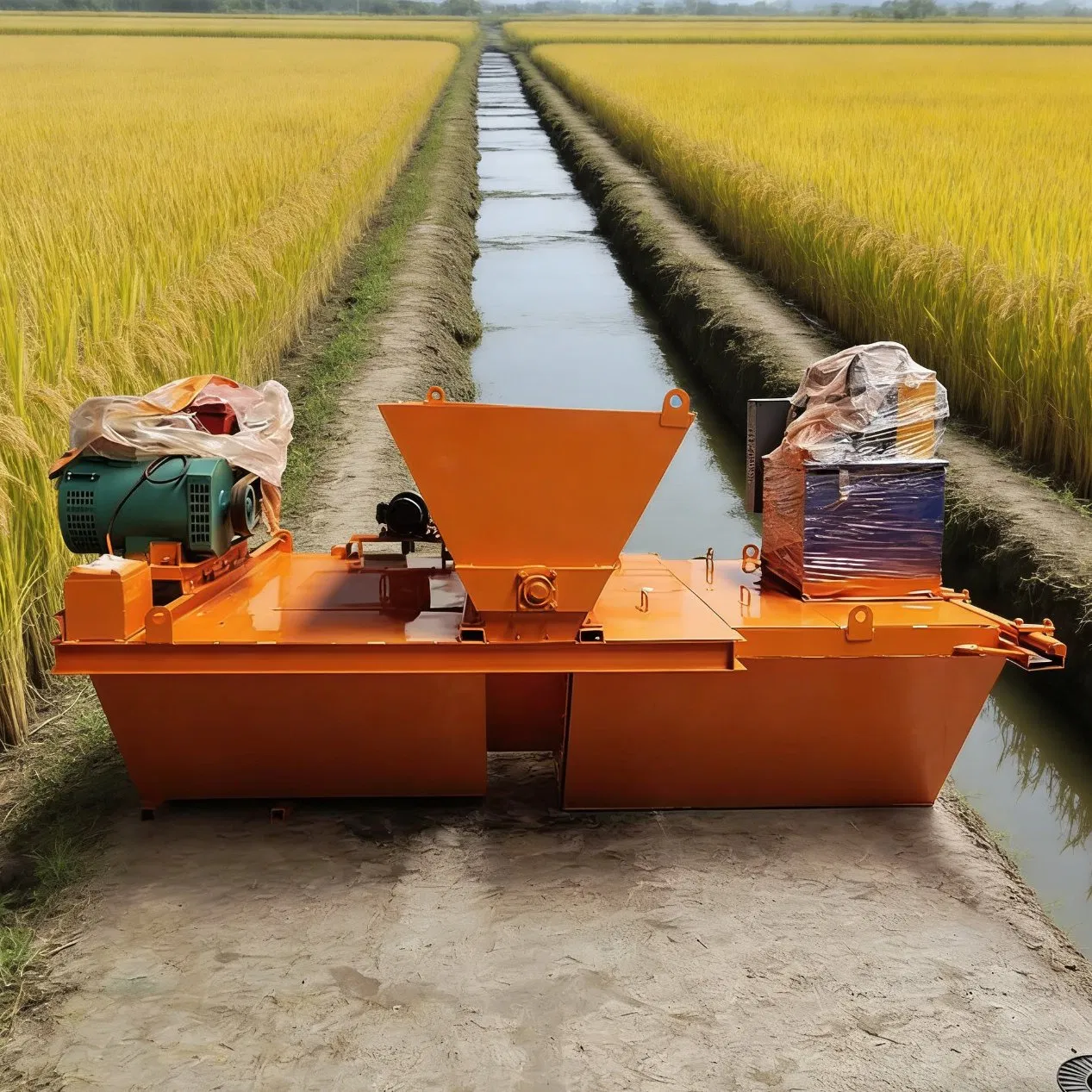 Save Time, Save Money, Save Laborhydraulic Drainage Canal Forming Machine2-Meter Canal Forming Machinecanal Slipform Machine