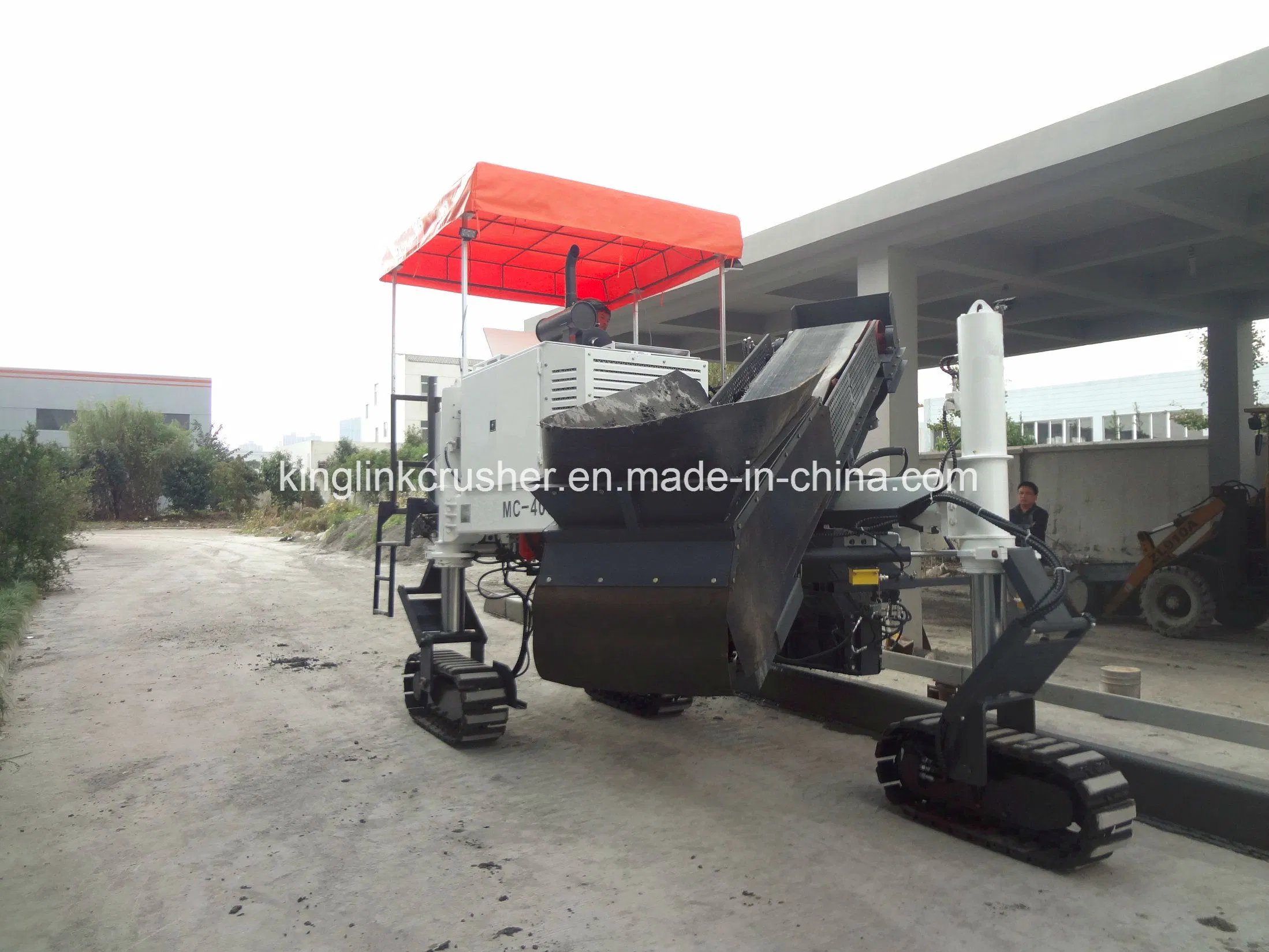 Powercurb Concrete Curb Slipform Paver Mc4000 for Road Curb, Barrier and Gutter