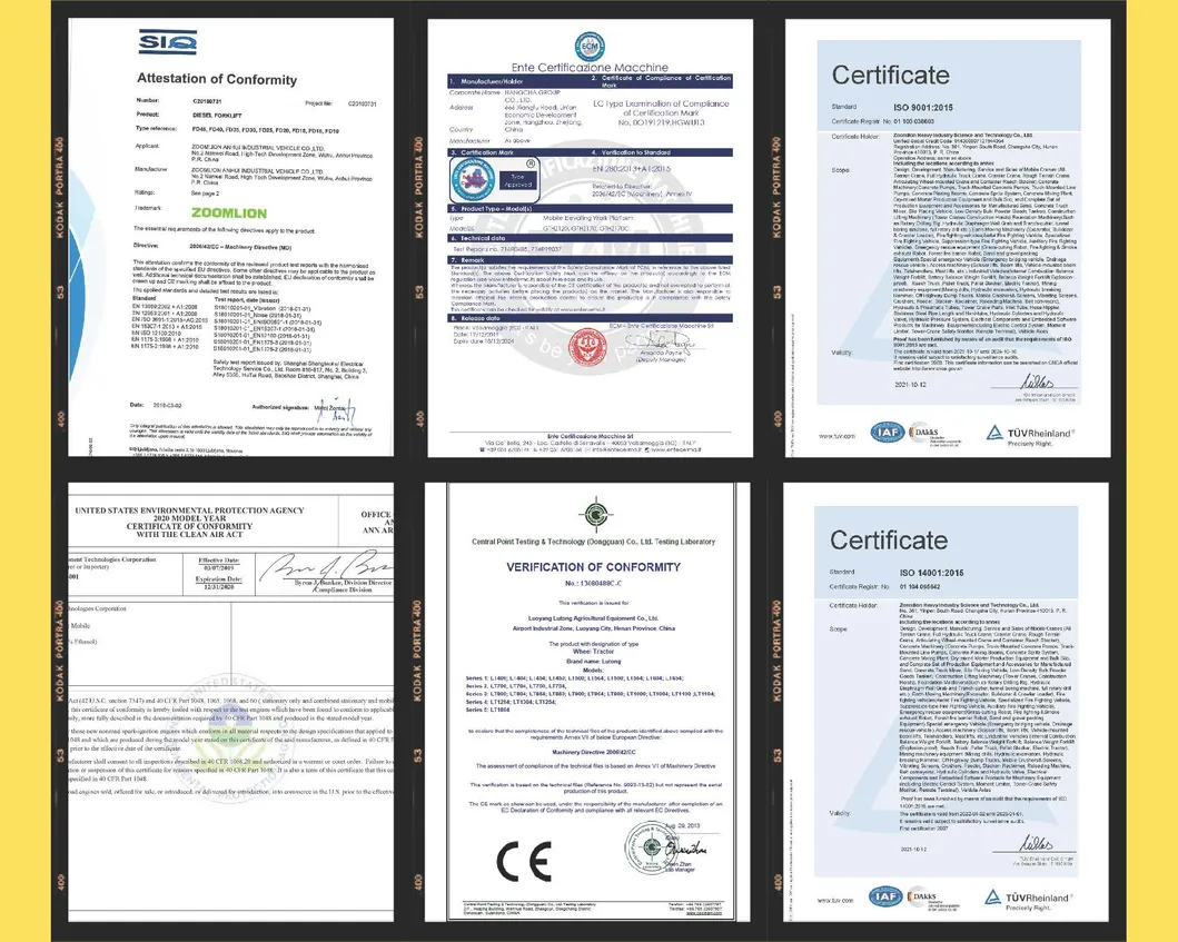 Quality Certifications