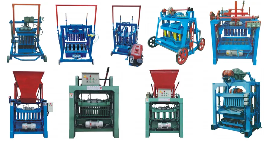 Concrete Hollow Cement Block Brick Making Machine