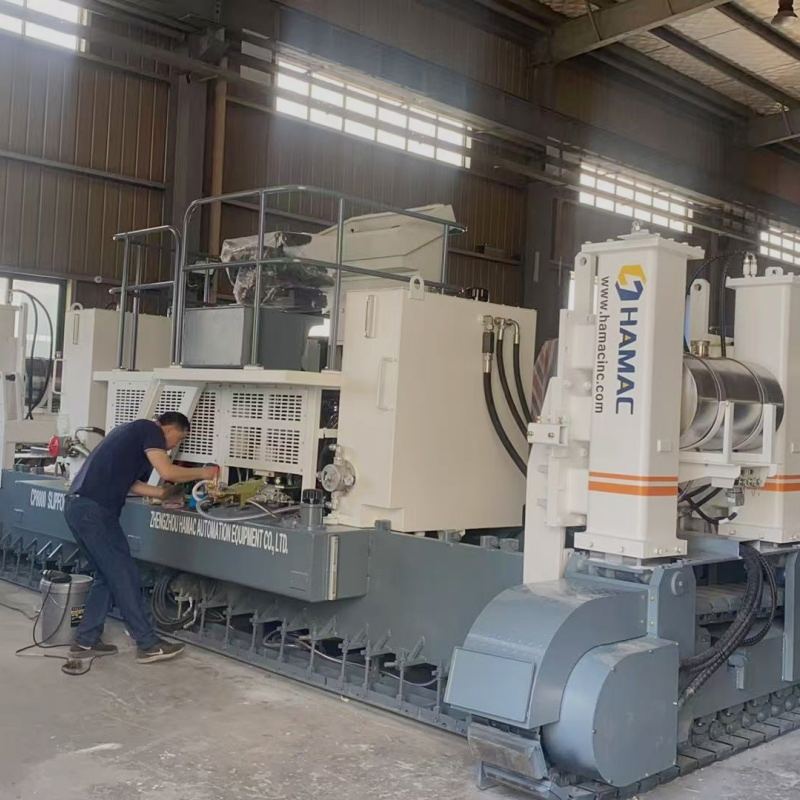 5m Road Drainage Ditches Paving Fully Automatic Concrete Slipform Paver Curb Machines